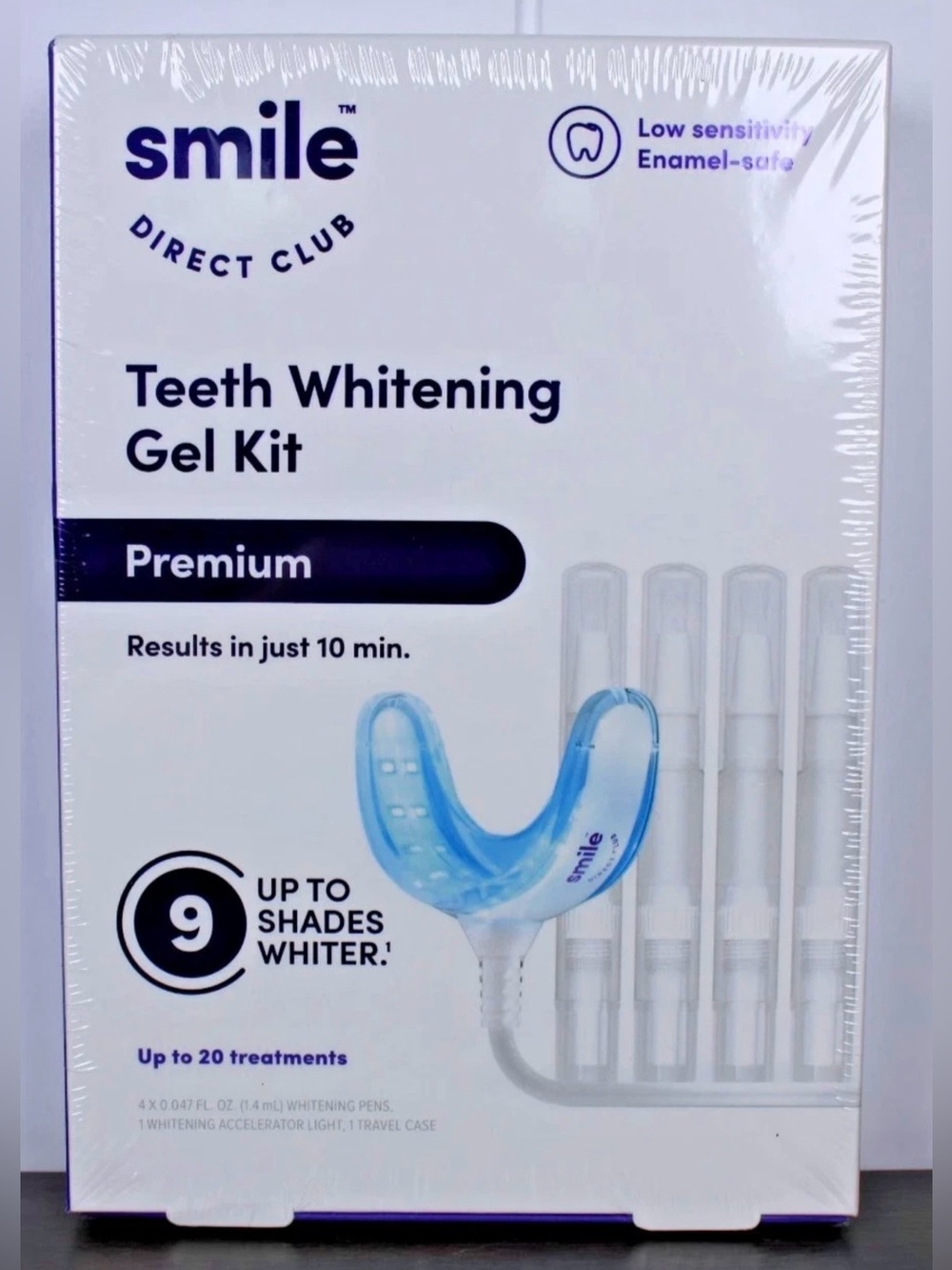 Smile Direct Club Bright On Teeth Whitening GEL KIT UP TO 9 SHADES WHITER Sealed